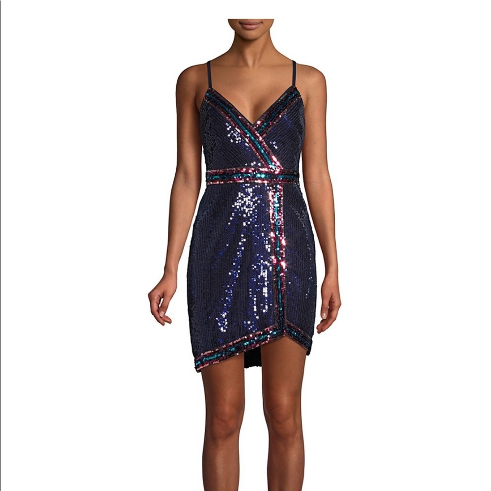 Sequin multicolored dress